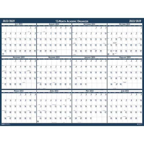 House of Doolittle Poster Style Reversible/Erasable Yearly Academic