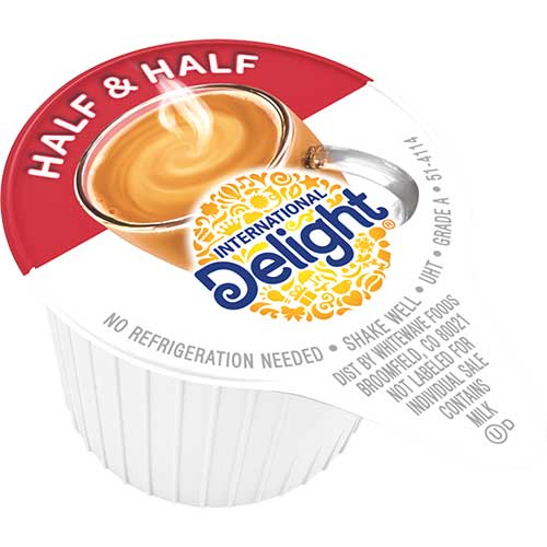 International Delight® Half & Half Creamer, 0.37 oz., 180/CS WB Mason