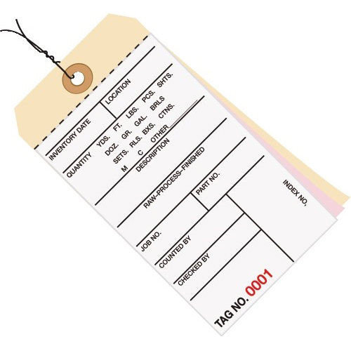 Aviditi 1000 Manila Shipping Hang Tags With Wire | 6 1/4 X 3 1/8 Size 8 13 Pt