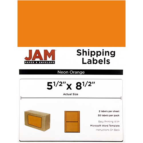 200 Shipping Labels 8.5x5.5 – Self-Adhesive, 2 Per Sheet, For Laser & Inkjet Printers