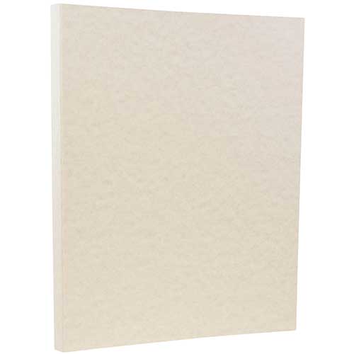 JAM Paper Recycled Parchment Cardstock, 8 1/2 x 11, 65lb Pewter, 250/RM ...