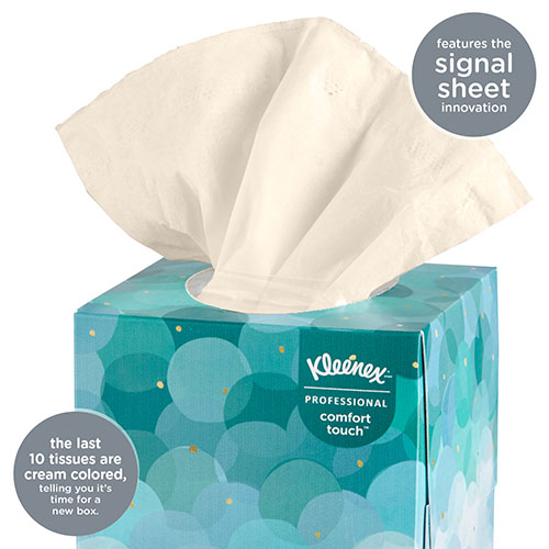 Kleenex® Professional Facial Tissue, Upright Face Tissue Box, 95 ...