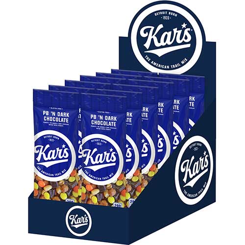 Kar's Trail Mix Peanut Butter Dark Chocolate, 2 oz., 12/BX WB Mason