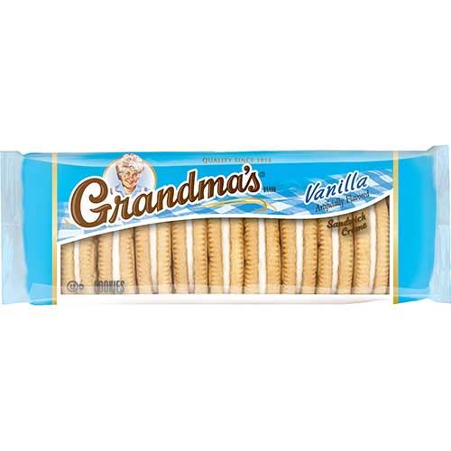 Grandma's® Cookie Variety Pack, 2.5 oz. Bag, 36/CS WB Mason