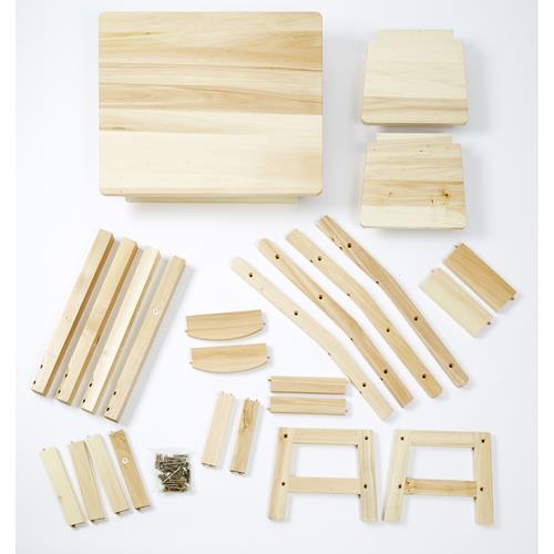 Tavolo E 2 Sedie In Legno Melissa & Doug | Set Gioco Per Bambini