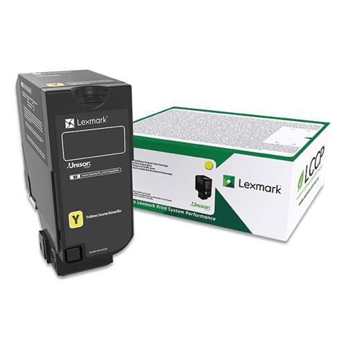 74C00YG Return Program Toner, 3,000 Page-Yield, Yellow 74C00YG Return Program Toner, 3,000 Page-Yield, Yellow