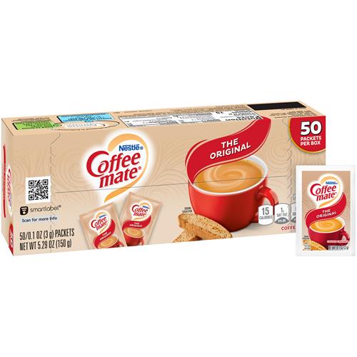 Coffee mate® Original Powdered Coffee Creamer, 3g Packets, 50/BX WB Mason