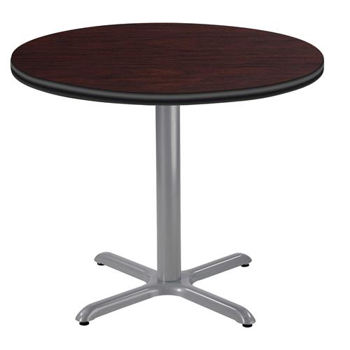 National Public Seating Round Cafe Table, 36 in W x 30 in H