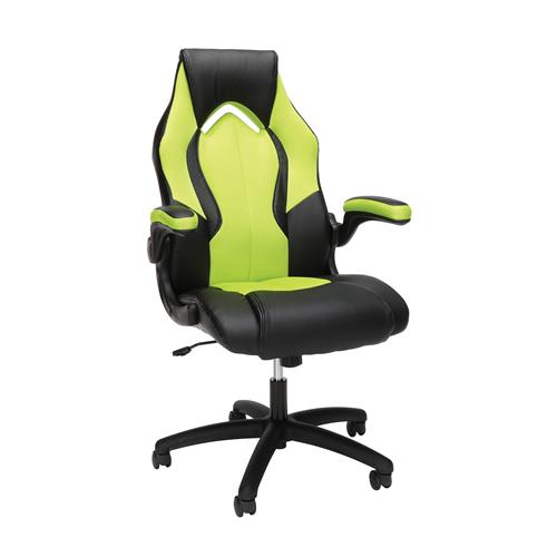 sadie racing style bonded leather gaming chair