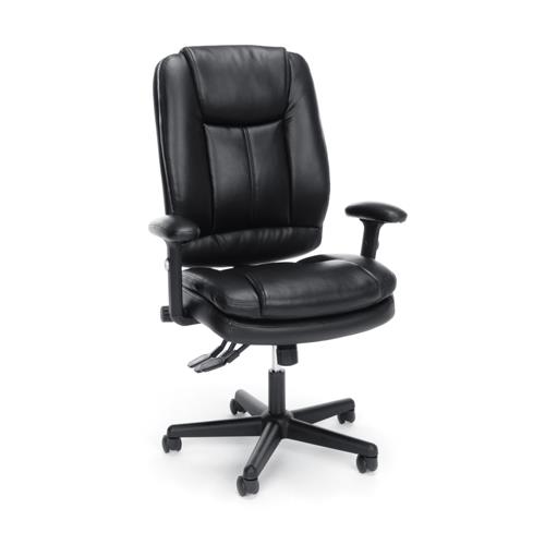 high back bonded leather office chair