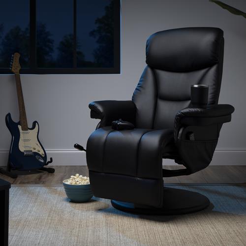 ofm essentials collection home entertainment recliner