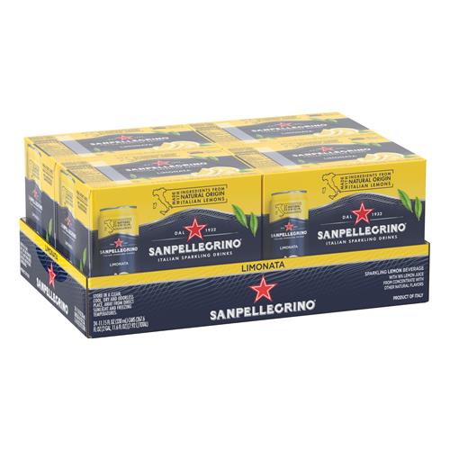 San Pellegrino® Italian Sparkling Drink, Limonata, 11.15 oz. Cans, 24