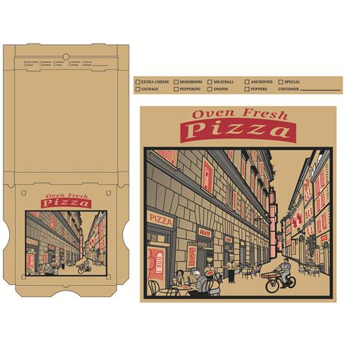 50-Case 18" x 18" x 2" White Corrugated Plain Pizza Bakery Square Take-Out Box 