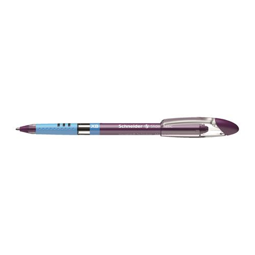 ontwikkeling Verbaasd Ik wil niet Schneider® Slider Basic Ballpoint Pen, XB, 1.4 mm, Violet Ink, 10/BX - WB  Mason