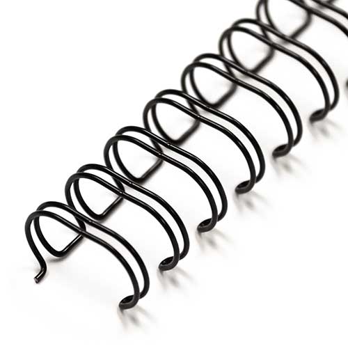 Wire Bindings, 5/16" Diameter, 50 Sheet Capacity, Black, 25/pack