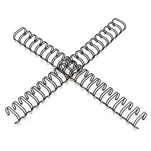 Wire Bindings, 5/16" Diameter, 50 Sheet Capacity, Black, 25/pack