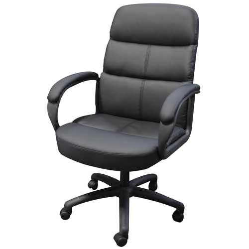 SuperSeats™ "Big Shot" Executive HighBack Chair, Black