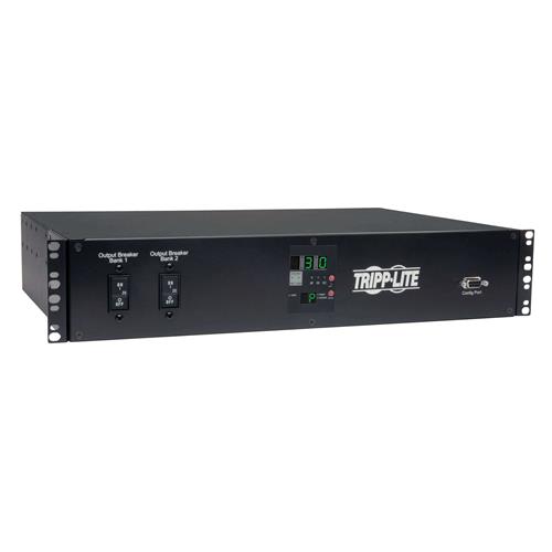 Tripp Lite 5.8kW SinglePhase Metered Automatic Transfer Switch PDU, Two 200240V L630P Inputs