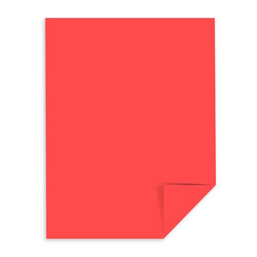 65lb Cover Astrobrights 8.5X11 Card Stock Paper ROCKET RED 250 PK