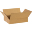 W.B. Mason Co. Flat Corrugated boxes, 14" x 10" x 3", Kraft, 25/BD Thumbnail 1