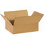 W.B. Mason Co. Flat Corrugated boxes, 13" x 9" x 4", Kraft, 25/BD Thumbnail 1