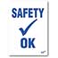 Auto Supplies Static Cling Reminders, Safety Ok, 100/PK Thumbnail 1