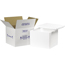W.B. Mason Co. Insulated Shipping Kits, 12" x 10" x 9", White, 1/CT Thumbnail 1