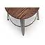 OFM™ Edge Series Wood Stool, Backless Stool with Steel Foot Ring, 30", Walnut Thumbnail 2