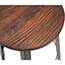 OFM Edge Series Wood Stool, Backless Stool with Steel Foot Ring, 30", Walnut Thumbnail 9