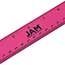 JAM Paper Stainless Steel Ruler with Non-Skid Backing, 12", Fuchsia Thumbnail 3