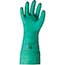 AnsellPro Solvex® Chemical/Liquid/Nitrile Gloves, 15 mil, Cotton Lined,Green, Size 9, 12 PR/PK Thumbnail 1