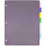 JAM Paper Plastic Index Tab Dividers, 8-Tab, 9 3/4" x 11 1/2", Multicolor, 8 Tabs per Set, 6/PK Thumbnail 1