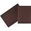 JAM Paper Premium Paper Cardstock Two-Pocket Presentation Folder, Chocolate Brown Linen Thumbnail 1