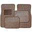 Auto Supplies Carpet Floor Mat, Mocha, 4 Piece Set Thumbnail 1