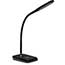 OFM Core Collection LED Desk Lamp with Touch Activated Switch and Integrated Wireless Charging Station, Black Thumbnail 1
