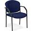 OFM™ 404-804 Manor Series Deluxe Upholstered Stacking Guest Chair, Navy Thumbnail 1