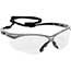 KleenGuard V30 Nemesis Safety Glasses, Clear Anti-Fog Lens, Silver Frame, 1 Pair Thumbnail 1