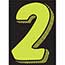 Auto Supplies Window Sticker, 7 1/2", Fluor. Green/Black, Form #2, 12/PK Thumbnail 1