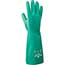 SHOWA Chemical Resistant Gloves, Nitrile, 15 mil, 13", X-Large, Light Green, 12/PK Thumbnail 1