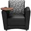 OFM InterPlay Series Single Seat Chair with Bronze Tablet, Black/Nickel Thumbnail 10