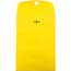 JAM Paper Open End Catalog Envelopes with Clasp Closure, 6" x 9", Yellow Recycled, 100/CT Thumbnail 1