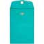 JAM Paper Open End Catalog Envelopes with Clasp Closure, 6" x 9", Sea Blue Recycled, 100/BX Thumbnail 1