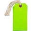 JAM Paper Gift Tags with String, 4 3/4" x 2 3/8", Neon Green, 100/BX Thumbnail 3