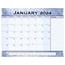 AT-A-GLANCE Slate Blue Desk Pad, 22 in x 17 in, Slate Blue , 2024 Thumbnail 1