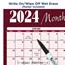 AT-A-GLANCE Reversible Horizontal Erasable Wall Planner, 48 in x 32 in, 2024 Thumbnail 6