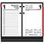 AT-A-GLANCE Desk Calendar Refill with Tabs, 3 1/2" x 6", White, 2023 Thumbnail 1