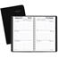 AT-A-GLANCE DayMinder Block Format Weekly Appointment Book w/Contacts Section, 4 7/8 in x 8 in, Black, 2024 Thumbnail 2