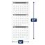 AT-A-GLANCE Contemporary Three-Monthly Reference Wall Calendar, 12 in x 27 1/8 in, 2024 Thumbnail 5