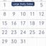 AT-A-GLANCE Contemporary Three-Monthly Reference Wall Calendar, 12 in x 27 1/8 in, 2024 Thumbnail 8