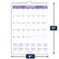 AT-A-GLANCE Monthly Wall Calendar with Ruled Daily Blocks, 8 in x 11 in, White, 2024 Thumbnail 4